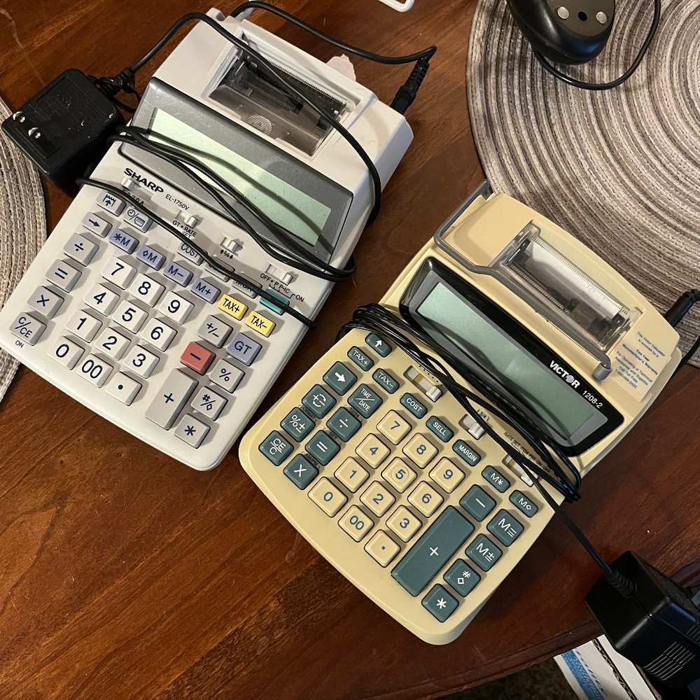 Two Desk Calculators